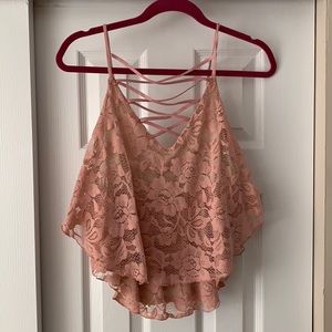 Women’s express size small pink shirt